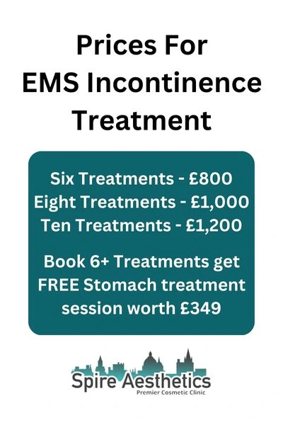 EMS Incontinence Treatment Prices Worksop