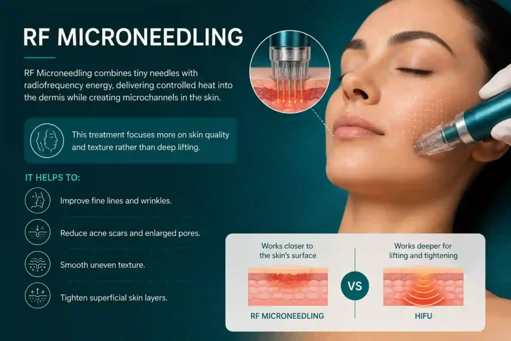 What Does RF Microneedling Do That HIFU Alone Cannot Worksop