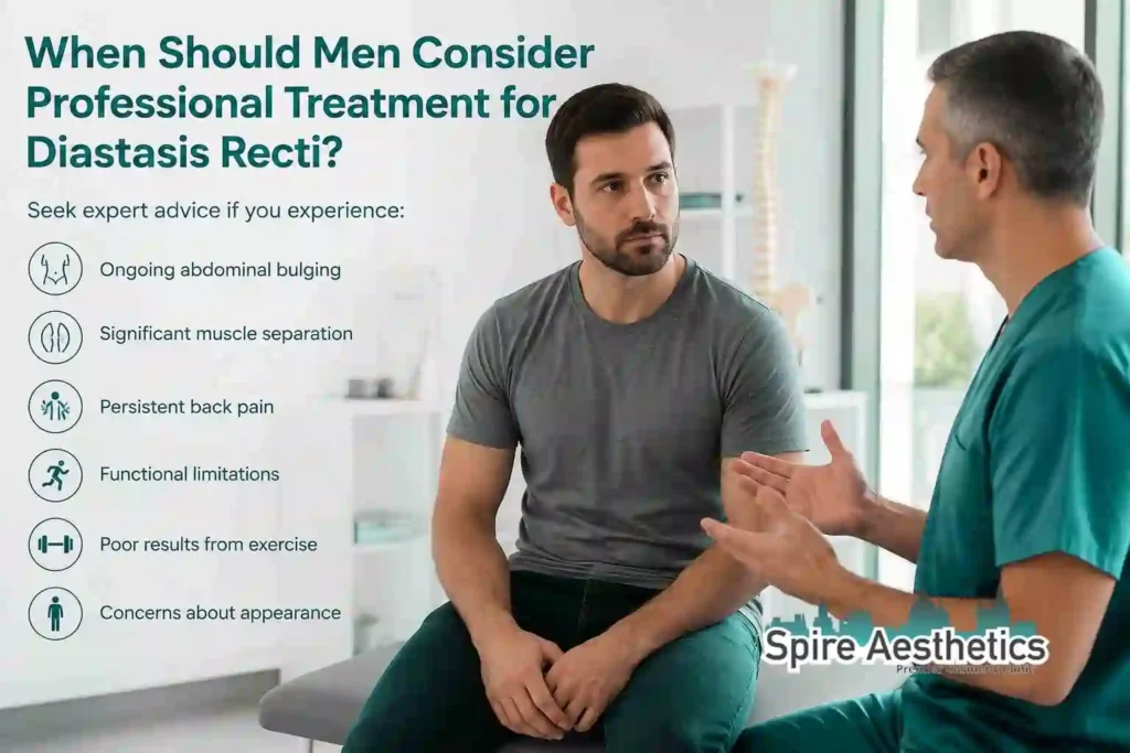 When Should Men Consider Professional Treatment for Diastasis Recti Worksop?